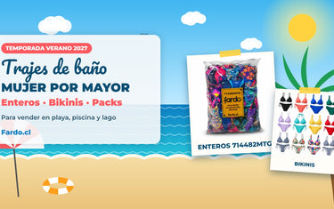 Trajes de baño mujer por mayor para el verano en Fardo.cl