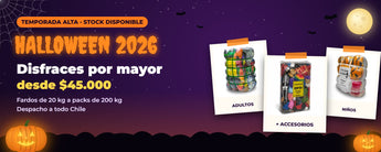 Halloween 2026: fardos de disfraces por mayor desde $45.000 en Fardo.cl, fardos de adultos, niños y accesorios
