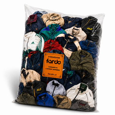 Saco chaquetas livianas hombre 20kg variedad de modelos y colores Fardo.cl