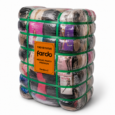 fardo mujer medias pantys nylon premium