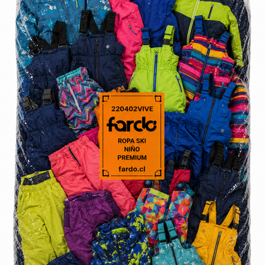 ropa ski niño premium fardo invierno nieve 0 a 12 años