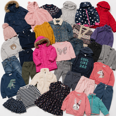 Saco Europeo Ropa Niño Mixto Invierno Premium 20 Kilos | 0 a 12 Años para Reventa