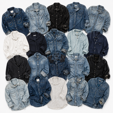 Camisas denim mezclilla premium mayorista para reventa - Fardo.cl