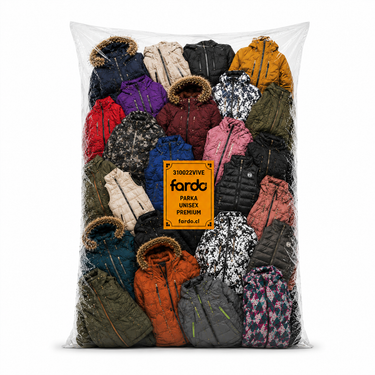 Pack X2 - Parkas Unisex Premium + Polar Mujer y Hombre 65 Kg – incluye Parkas Hombre Mujer Premium 20 kg (foto referencial)