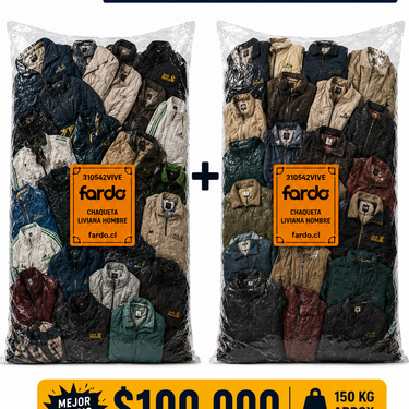 Pack X2 - Chaquetas Livianas Hombre 40 kg