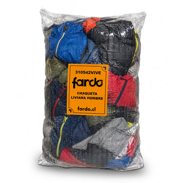 Saco chaquetas livianas hombre 20kg variedad de modelos y colores Fardo.cl (FOTO REFERENCIAL)