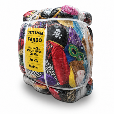 Fardo Disfraces Adulto Niños Oferta 20 kg SKU 317512GM – Fardo.cl (FOTO REFERENCIAL)