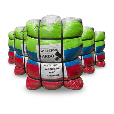 Pack X5 - Fardo Pantalones & Jardineras SKI Niños 100 kg