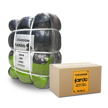 Fardo Pack X2 - Ropa Ski & Bota Nieve Ski Niño Oferta 30 Kg