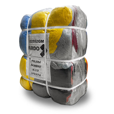 Fardo Poleras Hombre Manga Corta Oferta 20kg