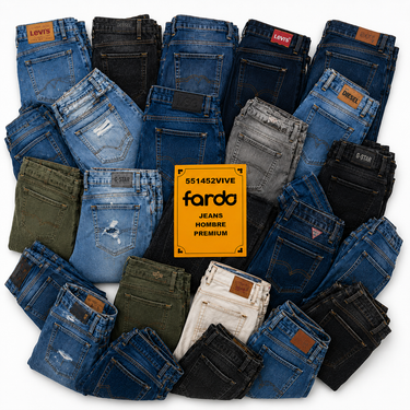 saco jeans hombre premium importación europea
