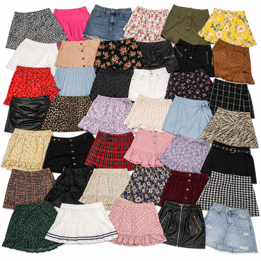 Saco Minifalda Mujer Premium Europeo 20 Kilos | Mini Faldas para Reventa