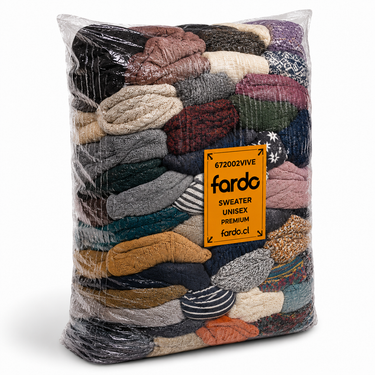 Saco Sweater Mujer y Hombre Premium 20 Kilos | Sweaters de Invierno para Reventa
