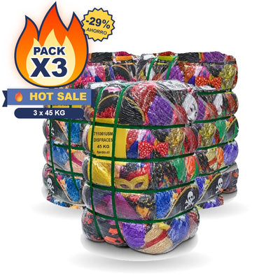 Pack X3 - Disfraz y Accesorios Premium 135 kg