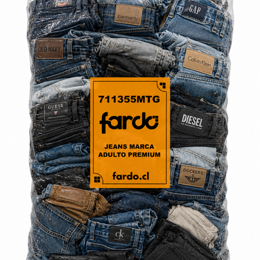 Saco Jeans Marcas Adulto Premium 25 kg