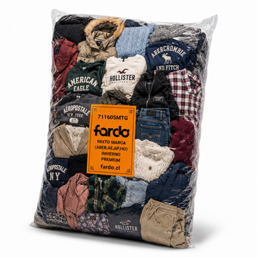 saco mixto marcas abercrombie hollister invierno americano