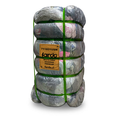 Fardo Mixto Ropa Infantil Otoño Invierno Premium – 200 Prendas Importadas de EE.UU. 45Kg