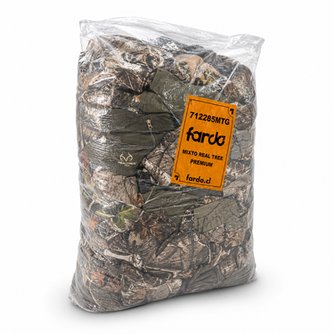 Saco mix camuflaje Realtree caza y pesca americana 25kg - mayorista Fardo.cl