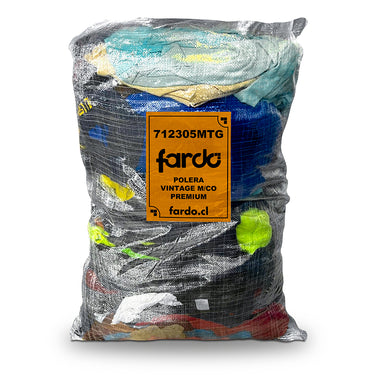 Saco Poleras Hombre Manga Corta Estampadas Premium 25 kg