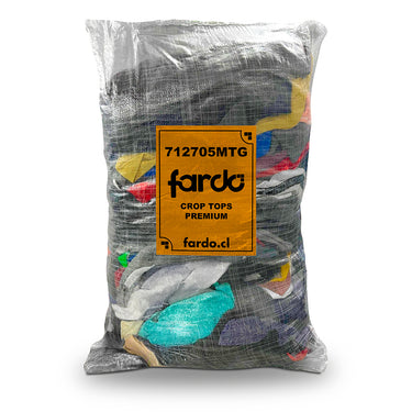 Fardo Crop Top Poleras & Blusas Mujer Verano 25 kg