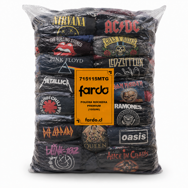 Saco Poleras Rockera Premium (100UNI)