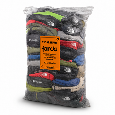 Saco chaquetas Columbia y The North Face premium 40 unidades origen americano