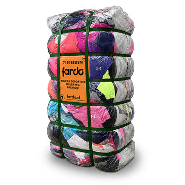 Pack X2 - Poleras Deportivas Mujer + Pantalones Buzo Mujer Verano Premium 50 Kg – incluye Poleras Deportivas Mujer Premium 25 kg (foto referencial)