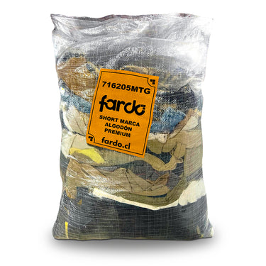 Saco Shorts Marca Algodon Premium 25 kg