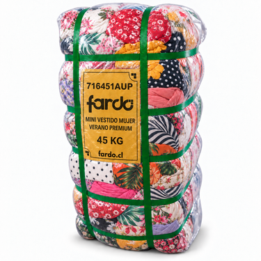 Pack X2 - componente Mini Vestidos Mujer Verano Premium 45 kg SKU 716451AUP - foto referencial