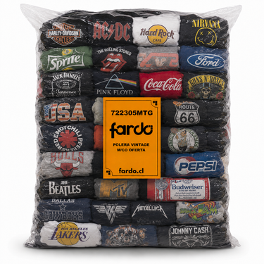 saco polera vintage manga corta oferta fardo