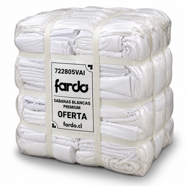Saco de sábanas blancas oferta Fardo SKU 722805VAI