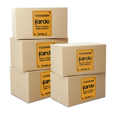 Pack X5 - Botas Lluvia Niños 50 Kg