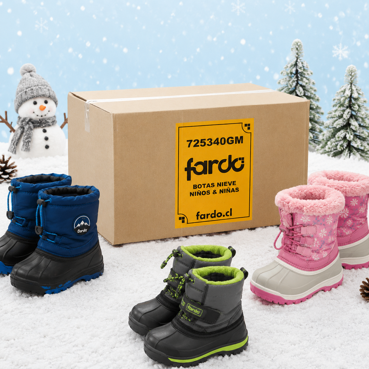 Botas Nieve Niños & Niñas Oferta 10 kg - Disponible