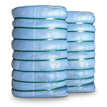 Pack mayorista de paños de algodón de colores para limpieza industrial – Fardo.cl