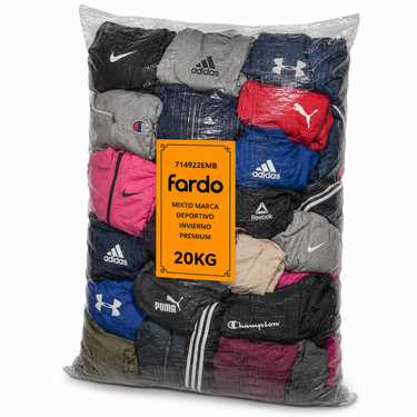 Saco Americano Marcas Deportivas Invierno 20 kg - Nike Adidas Under Armour Champion 714922EMB