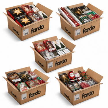 Contenedor Menaje Navideño Nuevo LDL por Kilo – 7.000 kg Aprox | Decoración Navideña para Reventa