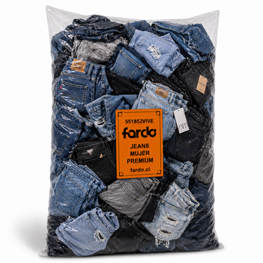 saco de jeans mujer surtido para reventa