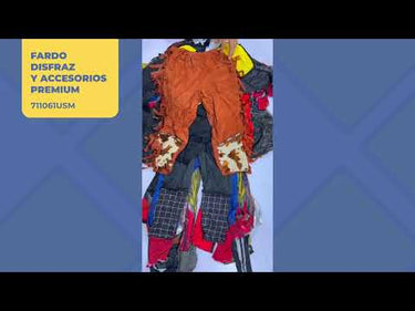 Video fardo disfraces Premium 45 kg SKU 311061ANB para reventa – Fardo.cl (VIDEO REFERENCIAL)