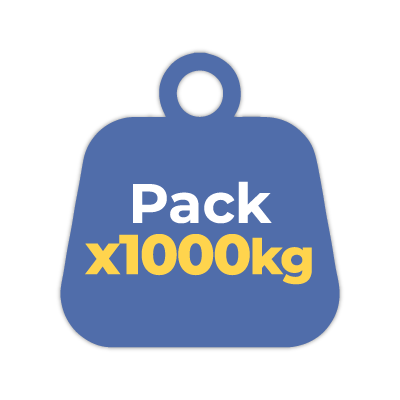 PACK X1000 Kilos - Bolsa Paños de Polerón Algodón Cortado Color 1 Kilo